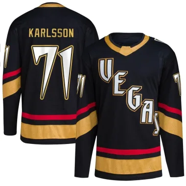 Authentic William Karlsson Black Vegas Golden Knights Reverse Retro 2.0 Jersey - Men's