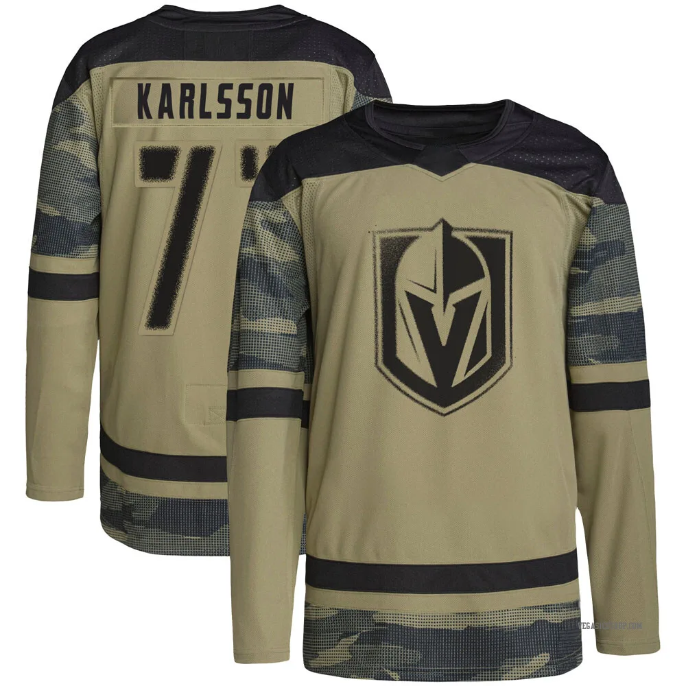 Authentic William Karlsson Camo Vegas Golden Knights Military Appreciation Practice Jersey - Men's