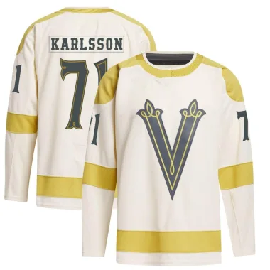 Authentic William Karlsson Cream Vegas Golden Knights 2024 Winter Classic Primegreen Jersey - Men's