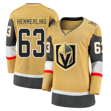 Breakaway Ben Hemmerling Gold Vegas Golden Knights 2020/21 Alternate Premier Jersey - Women's