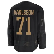 Premium William Karlsson Black Vegas Golden Knights 2024 Military Appreciation Practice Jersey - Men's